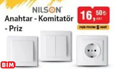 NILSON ANAHTAR - KOMİTATÖR  - PRİZ